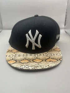 New Era 9fifty New York Yankees Snapback Snakeskin Bill OSFA - Picture 1 of 7