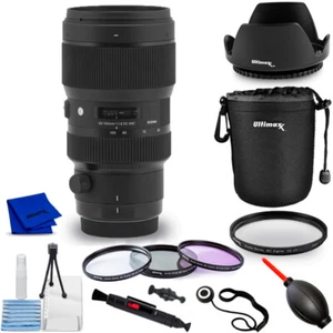 Sigma 50-100mm f/1.8 DC HSM Art Lens for Nikon F - 10PC Accessory Bundle - Picture 1 of 2