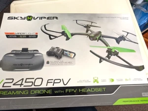 NEW in Box Sky Viper V2450 FPV Streaming Drone w/ FPV Headset - Picture 1 of 7