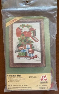 LeeWards Christmas Mail 35-66650 Wool Yarn Cotton Floss 5 X 7 NOS 1977 - Picture 1 of 3