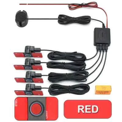 4 Sensors Buzzer 16.5mm Car Parking Sensor Kit Reverse Backup Radar Sound Alert - Image 1 of 4