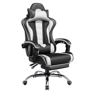 Ergonomic Gaming Chair Office Executive Swivel Recliner Massage - Picture 1 of 14