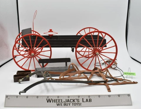 Buckboard Covered Wagon Best of the West Johnny West Marx Action Figure Vehicle Cover