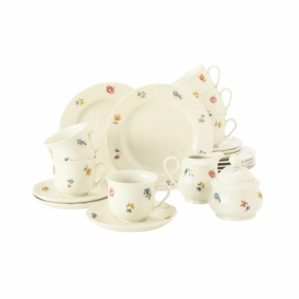 Seltmann Weiden Marieluise Flowermeer servicio de café 20 piezas Vajilla de servicio colorida Foto 1 de 1