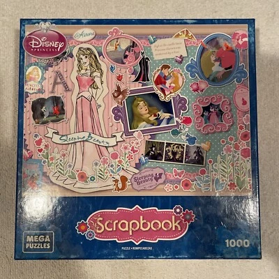迪士尼公主剪贴簿 1000 件拼图睡美人超级拼图 — 第 1/4 张图片
