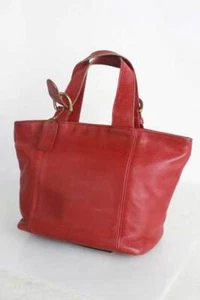 COACH Leather Tote Bag Genuine Leather Old Vintage - Picture 1 of 3