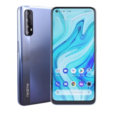 Realme 7 Dual-SIM 6GB+64GB Mist Blue Android Smartphone 6,5 Zoll 48 MPix