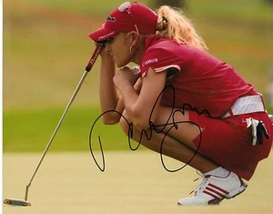 NATALIE GULBIS SIGNED LPGA GOLF 8" X 10" PHOTO W/ COA - Picture 1 of 1