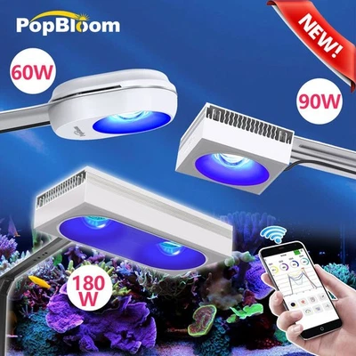 PopBloom RL60 RL90 RL180 WiFi Marine Led Reef Light Marine Coral Aquarium Lights - Image 1 of 4