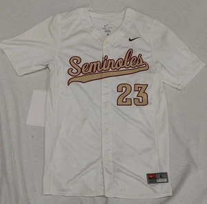 Nike Drifit Florida State Seminoles Full Botton Baseball Jersey NCAA Adult Large - Picture 1 of 9