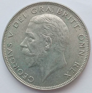 1935 GEORGE V SILVER HALF CROWN ( 50% Silber ) British 2/6 Coin. 122 - Bild 1 von 2