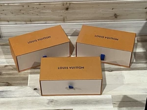 Authentic Louis Vuitton Empty Sunglasses Drawer Box Lot Of 3 (7”x3.5”x2.85”) - Picture 1 of 11