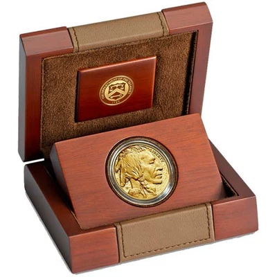 Moneda de búfalo de oro americano de prueba 2019-W de 1 oz (caja + certificado de autenticidad) Foto 1 de 3
