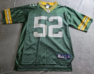 Vtg Green Bay Packers Jersey Adult M Clay Matthews #52 NFL Reebok Mens Medium - Picture 1 of 19