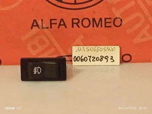 ALFA ROMEO GIULIETTA 116 INTERRUTTORE FENDINEBBIA BIANCO SPIA VERDE 113506503300 - Bild 1 von 4