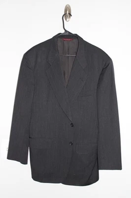 CHARCOAL GRAY SAMUELSOHN 100% WOOL SPORT COAT 44R bespoke suit jacket 44 REGULAR - Image 1 of 4