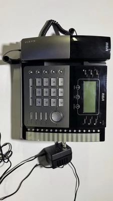 RCA VISYS 25424RE1A Corded Phone - Black/Silver - Image 1 of 2