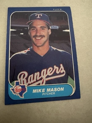 Mike Mason #565 1986 Fleer - Image 1 of 2