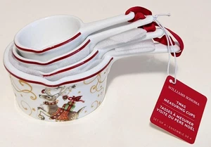 New Williams Sonoma Twas The Night Before Christmas Set of 4 Measuring Cups - Picture 1 of 1
