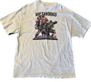 Rare Vintage 1994 Wetworks Comics White Image T-Shirt XL Whilce Portacio HTF - Picture 1 of 7