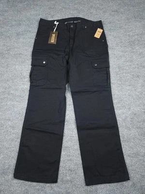 Calça cargo feminina Duluth Trading Curvesetter 14/31 preta nova com etiquetas - Imagem 1 de 4