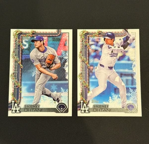 2025 Topps Baseball Holiday Shohei Ohtani 2 Karten Lot Base #H1 & #H200 LA Dodgers - Bild 1 von 2