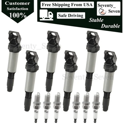 6pcs Ignition Coil Kit For 2003-2006 BMW 325Ci  - Imagem 1 de 4
