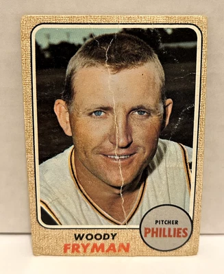 1968 Topps - Woody Fryman #112 - Image 1 of 2