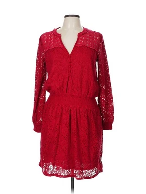 Vestido de coquetel feminino Leifnotes vermelho M - Imagem 1 de 4