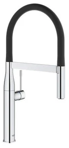 Grohe 30 295 Essence 1.75 GPM 1 Hole Pull Out Kitchen Faucet - Chrome - Picture 1 of 12
