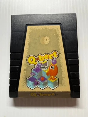 Colecovision  Q*Bert's  Video Game Cartridge Tested - Image 1 of 2