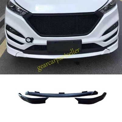 For Hyundai Tucson 16-2018 Pearly White Front Bumper Lip Spoiler Bodykit Refit - Image 1 of 4