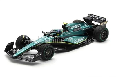 Spark 12S038 1/12 Aston Martin AMR23 #14 2° Monaco GP 2023 Fernando Alonso 1:12 - Immagine 1 di 2