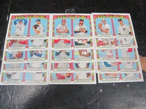 2021 Topps Heritage Baseball Then and Now Complete Insert Set 1-15 - Picture 1 of 1