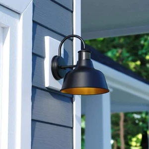 VAXCEL Cody Dark Bronze Motion Sensor Dusk to Dawn Outdoor Wall Light Farmhouse - Picture 1 of 12