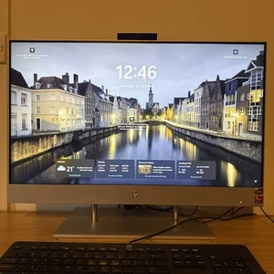 HP All-In-One 27" Ryzen 3-4300U 8GB RAM, 256GB SSD,  Windows 11 Home - Picture 1 of 7