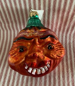Christopher Radko Ornament - Halloween Pumpkin Ornament - Picture 1 of 3