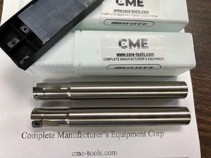 2pc 3/4x6” Radius index end mill Extra 10 EPNW0603TN Inserts Fast Feed 506-ASR06 - Picture 1 of 6