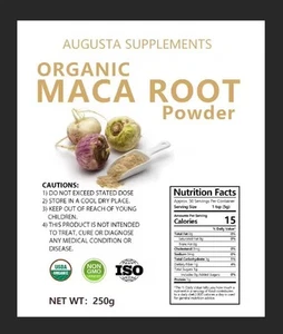 Organic Maca Powder Raw Premium Pure Keto Maca Root Powder. - Picture 1 of 6
