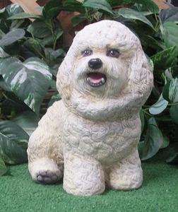 1407 Bichon Frise Maltese Dog Puppy Latex Fiberglass Production Mold Concrete - Picture 1 of 4