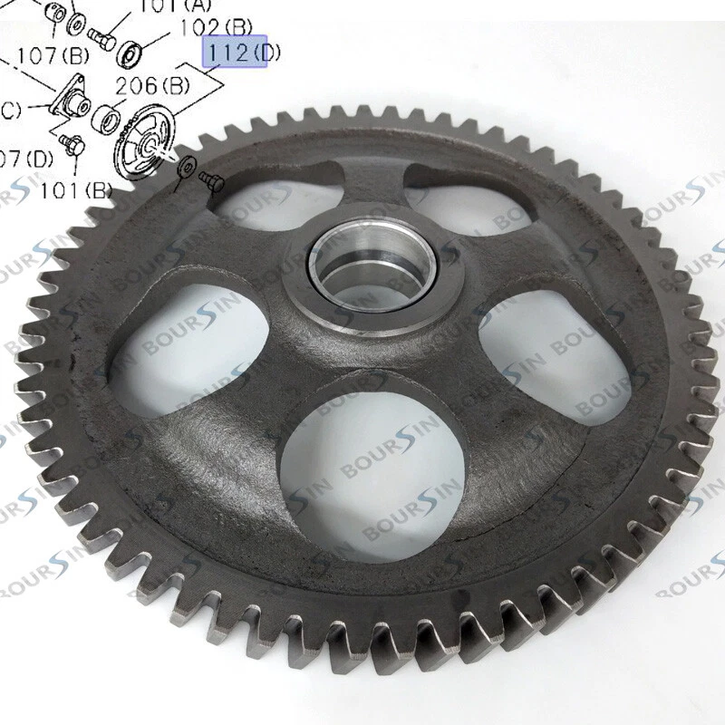 Idle Gear For ISUZU NPR NQR NPR-HD NRR 4HK1 5.2L 2008-2018 Z=61 — 第 1/1 张图片