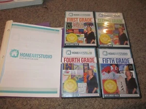 Home Art Studio Lindsey Volin First Second Fourth Fifth Grade DVD Set Homeschool - Foto 1 di 1