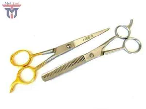 Professional Salon Hair Cutting+Thinning Scissors Barber Shears Hairdressing Set - Picture 1 of 3