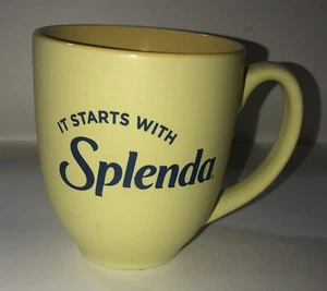 "SPLENDA VINTAGE KAFFEE TEEBECHER WERBUNG ""ES BEGINNT MIT SPLENDA" - Bild 1 von 4