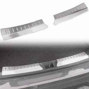 For Subaru Crosstrek 2024-2025 Silver steel Inner Rear Bumper Guard Plate Trim - Imagen 1 de 5