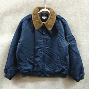 Wallace & Barnes Bomberjacke Sherpa Kragen Herren XL blau Primaloft G9140 - Bild 1 von 22