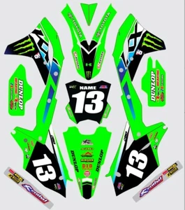 Graphic kit for 2017-2020 Kawasaki KXF250 KX250f KX 250f - Picture 1 of 1