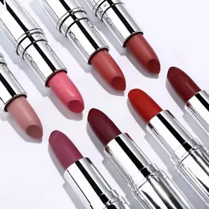 Lápiz labial mate Langmani tubo taza no permanente maquillaje lápiz labial 8 colores XHP AUN - Imagen 1 de 23