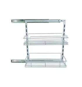 Rollout Pantry plus 2 x 110mm Baskets Shelves Shelf Caravan Camper Motorhome RV - Picture 1 of 4