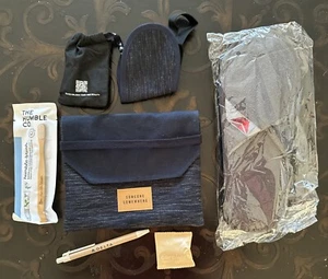 Delta One Airlines Someone Somewhere Travel Amenity Bag Kit komplett + Hausschuhe - Bild 1 von 9